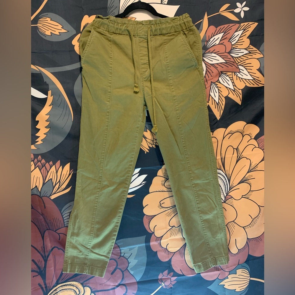 Army green joggers